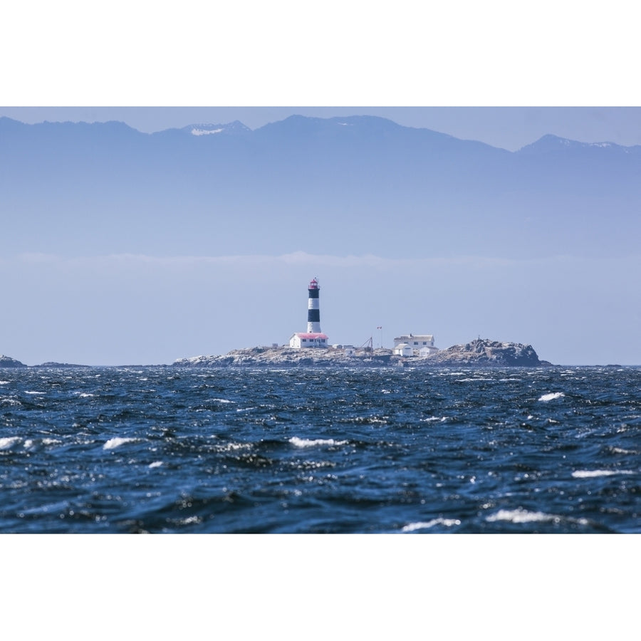 Race rocks lighthouse is situated on the juan de fuca strait near the southern tip of vancouver island;British columbia Image 1