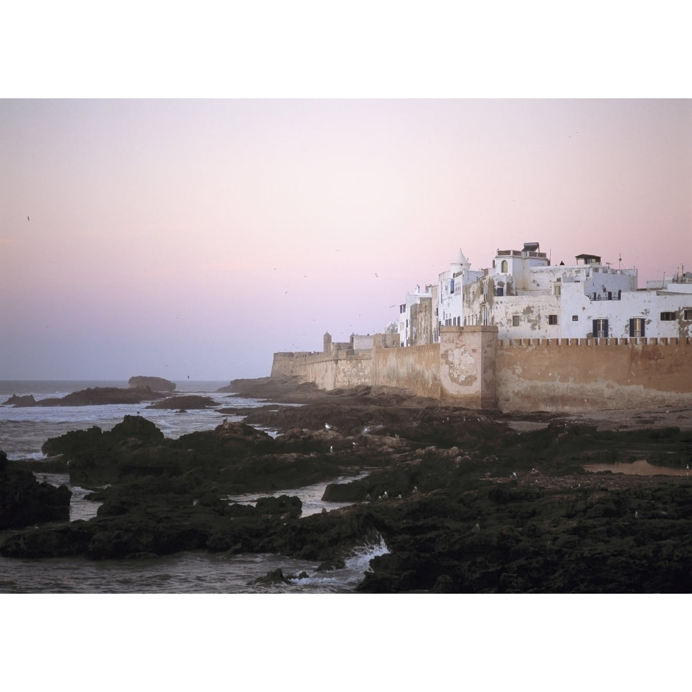 Essaouira At Dusk Morocco. Poster Print Image 1