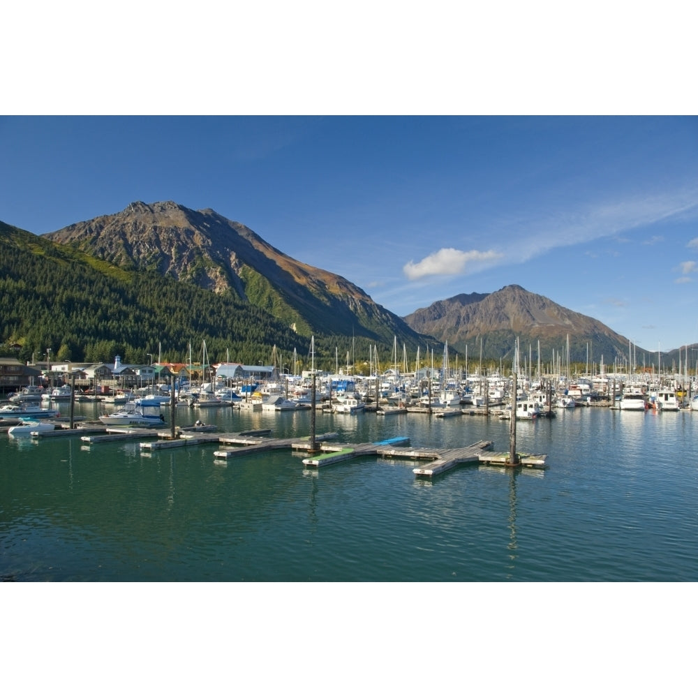 Scenic View Of The Seward Small Boat Harbor On Resurrection Bay On A Sunny Day On The Kenai Peninsula In Southcentral Al Image 2