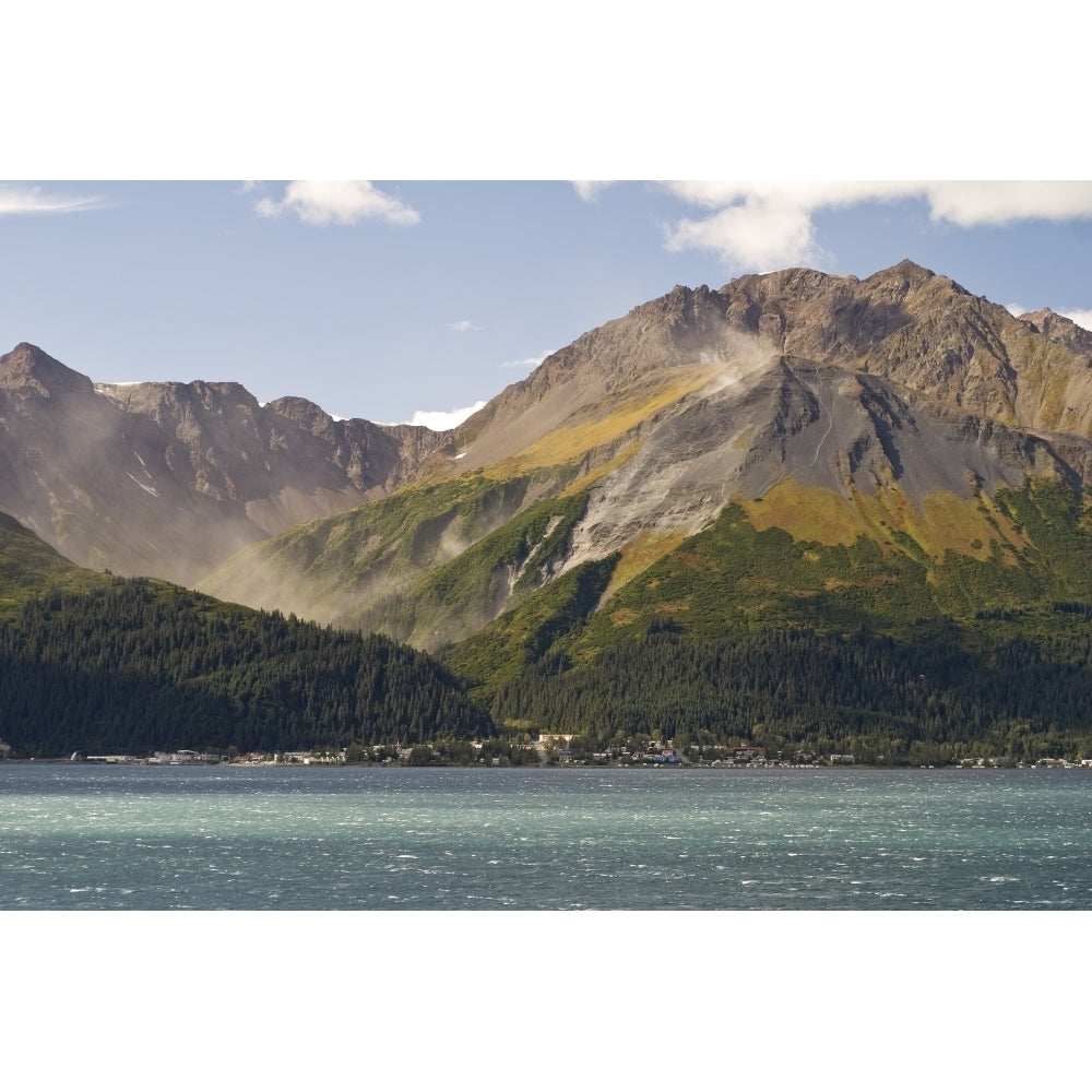 View Of Mt. Marathon And Seward Alaska From Across Resurrection Bay During Summer On The Kenai Peninsula Image 2