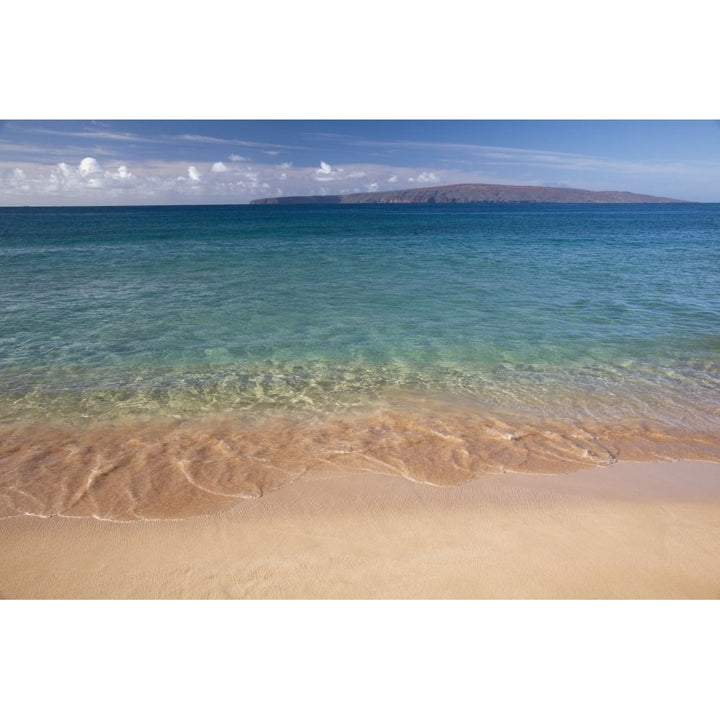 Hawaii Maui View from Makena Beach. Poster Print Image 1