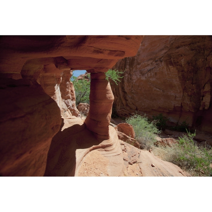 Nevada Las Vegas Desert Rock Formation. Poster Print Image 1