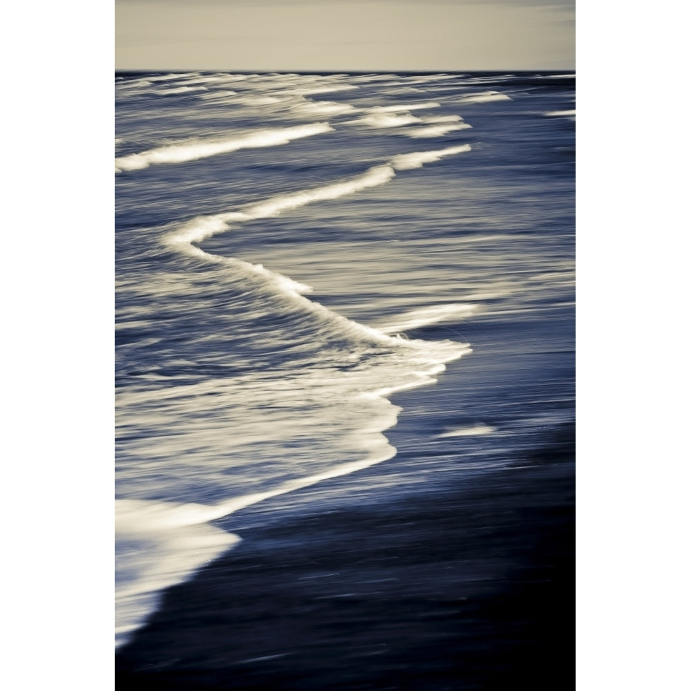 Surf Patterns At Anchor Point In South Central Alaska Poster Print Image 2