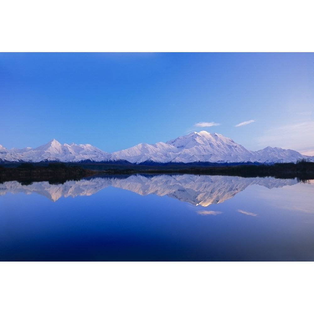 Mt Mckinley Reflecting In Pond Denali Np Ak In Summer by Tom Soucek / Design Pics Image 1