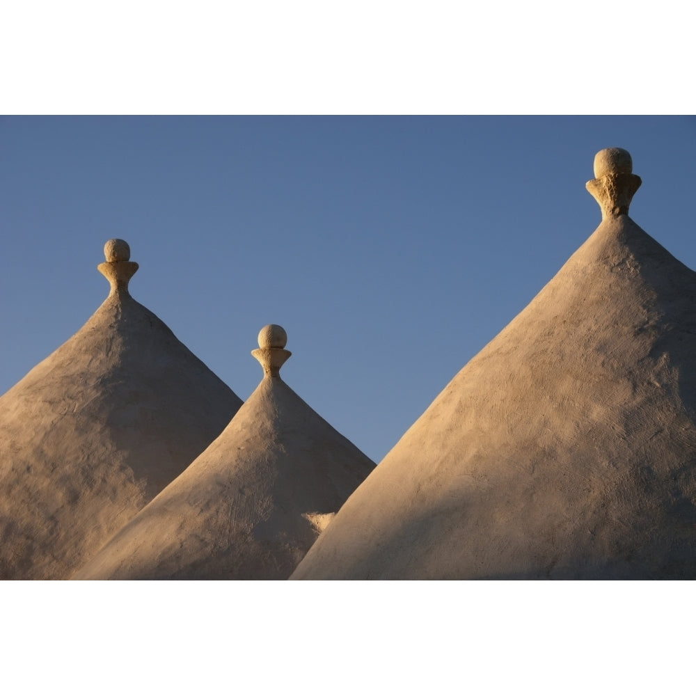 Trulli Roofs In Puglia Italy Europe Poster Print Image 2