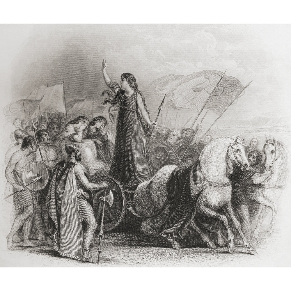 Boadicea Haranguing The Britons. Boudica - D. Ad 60 Or 61. Queen Of The British Image 2