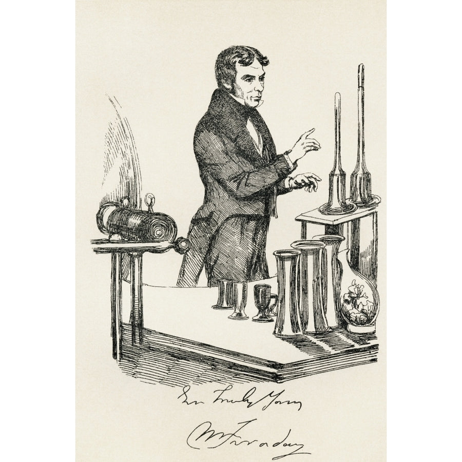 Michael Faraday 1791 Poster Print Image 1