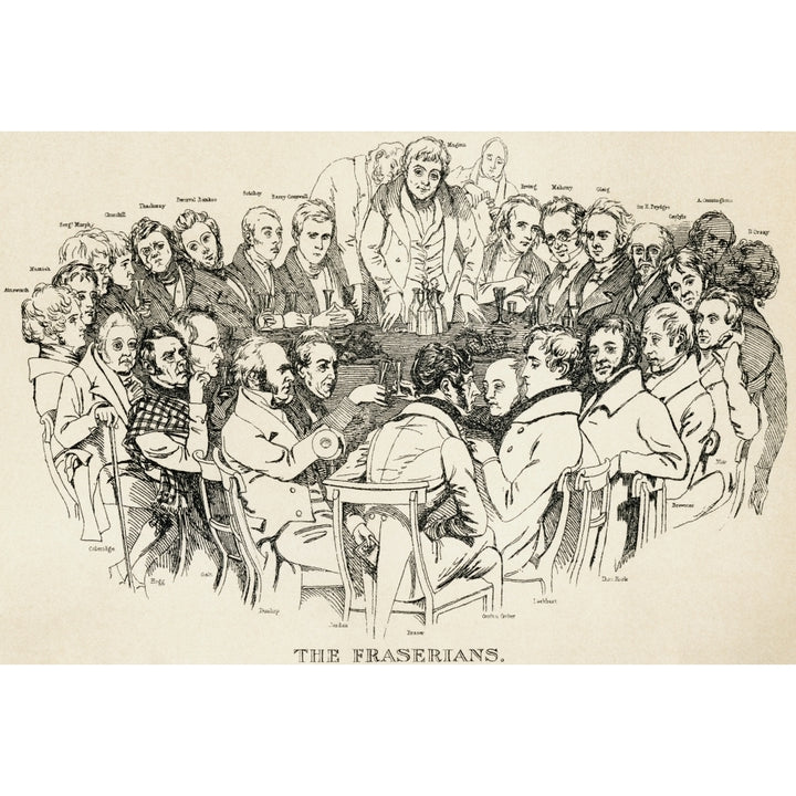 The Fraserian Circle. A 19Th Century Group Of Literary Characters. Frontispiece Image 1