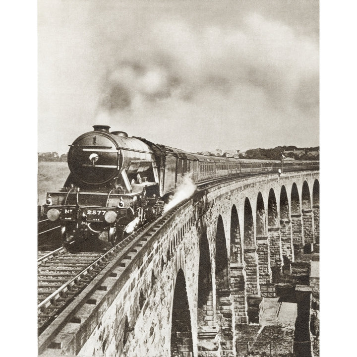 The Flying Scotsman On Its Non-Stop Journey Between London And Newcastle In 1927 From The Story Of 25 Eventful Years I Image 1