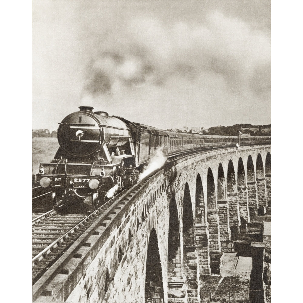 The Flying Scotsman On Its Non-Stop Journey Between London And Newcastle In 1927 From The Story Of 25 Eventful Years I Image 2