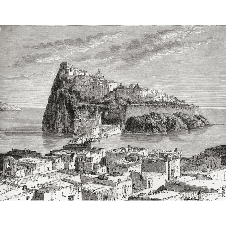 Ischia Tyrrhenian Sea Gulf Of Naples Italy In The Late 19Th Century. From Italian Pictures Published 1895. Image 1