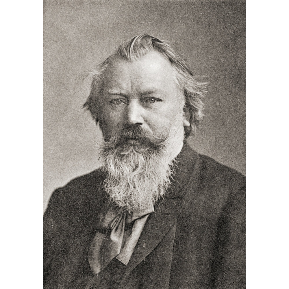 Johannes Brahms 1833 Poster Print Image 2