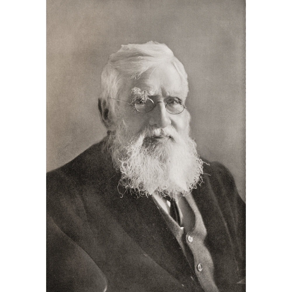 Alfred Russel Wallace 1823 ? Poster Print Image 1