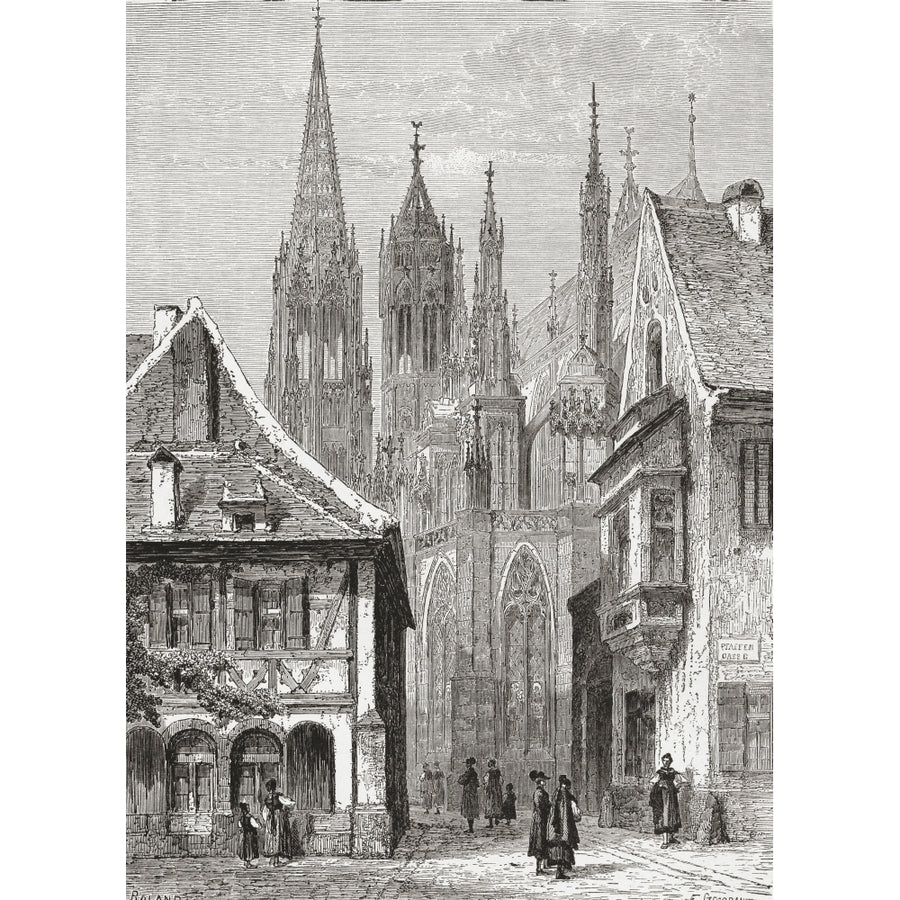 Freiburg Im Breisgau Baden-W Poster Print Image 1