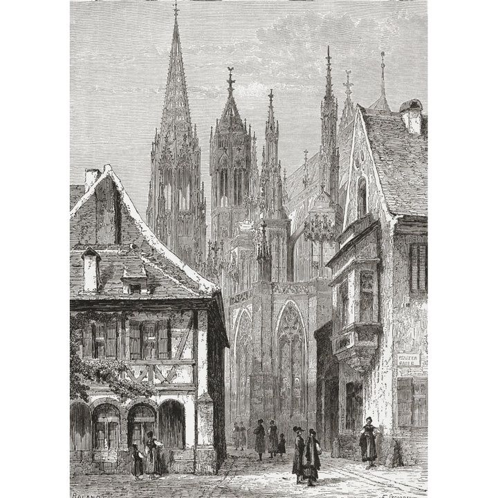 Freiburg Im Breisgau Baden-W Poster Print Image 2