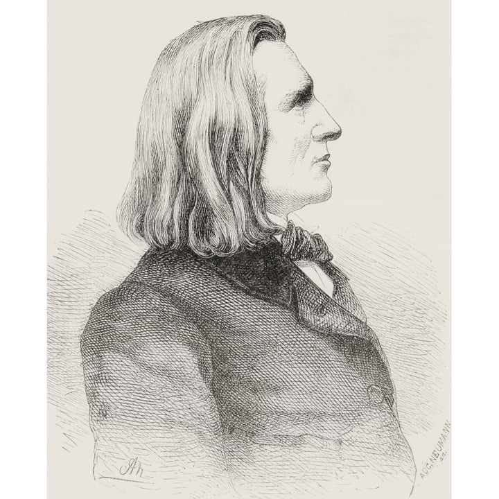 Franz Liszt Aka Franz Ritter Von Liszt 1811 ? Poster Print Image 1