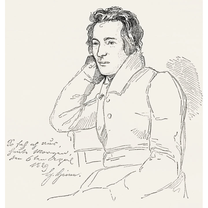 Heinrich Heine 1797 ? Poster Print Image 1