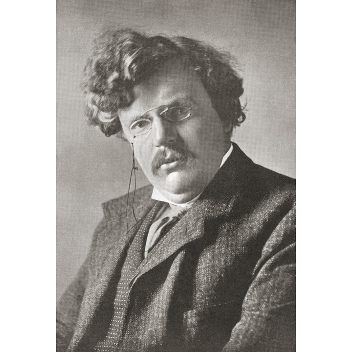 Gilbert Keith Chesterton 1874 ? Poster Print Image 1