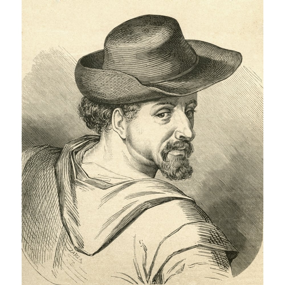 Miguel De Cervantes Saavedra 1547 ? Poster Print Image 1