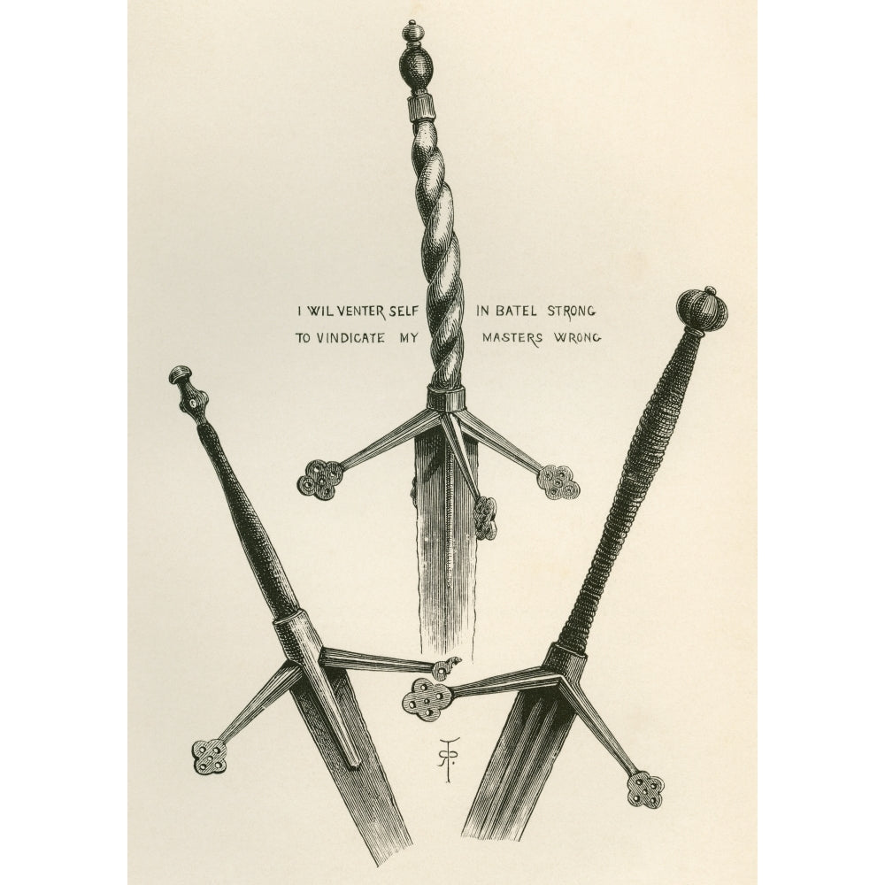 Claymores Or Scottish Late Medieval Two-Handed Longswords In Warwick Castle Image 2