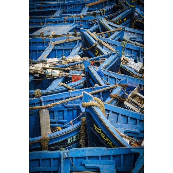 Fishing Boats; Morocco Poster Print Image 1