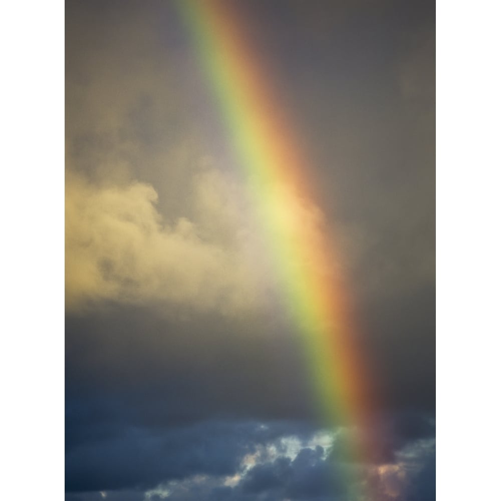 A rainbow brightens the sky; Charleston Oregon United States of America Poster Print Image 1