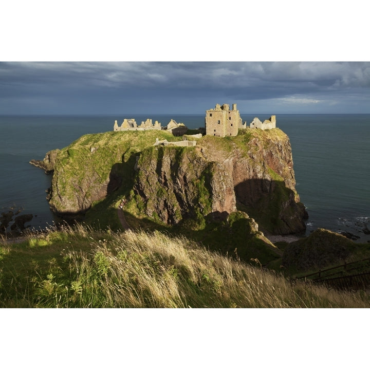 Dunnottar Castle South of Stonehaven; Aberdeenshire Grampian Scotland Poster Print Image 1