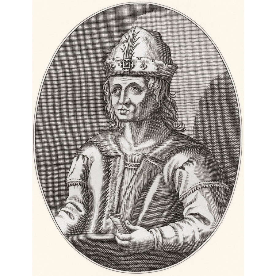 Robert II of Scotland 1316 Poster Print Image 1