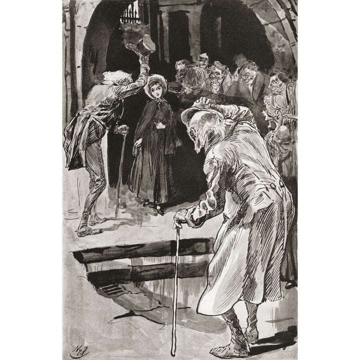 Little Dorrit. Illustration by Harry Furniss for the Charles Dickens novel Image 2