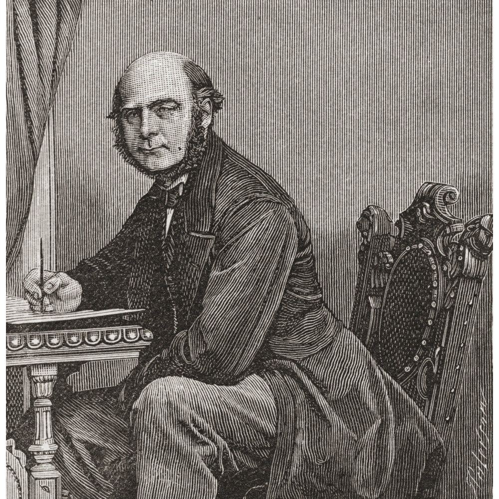 Sir Francis Galton 1822 Poster Print Image 1