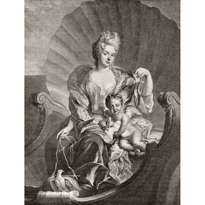 Anna Constantia von Brockdorff 1680 Poster Print Image 1