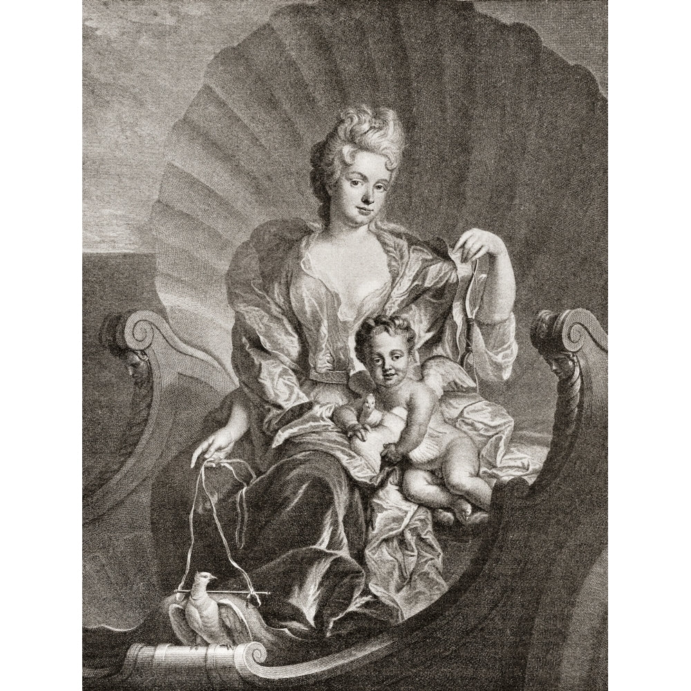 Anna Constantia von Brockdorff 1680 Poster Print Image 2