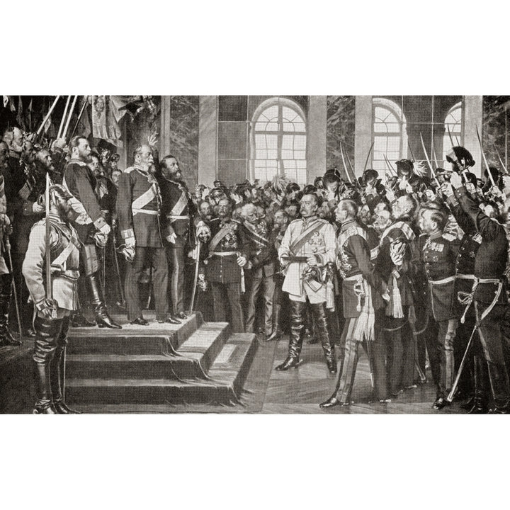 The proclamation of William I as German Emperor in the Hall of Mirrors at Image 1