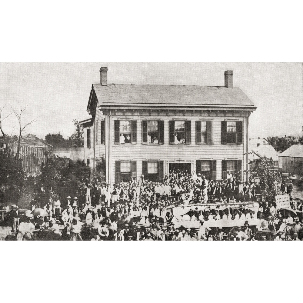 The home of Abraham Lincoln in Springfield Illinois during the 1860 Presidential campaign Abraham Lincoln 1809 Image 1