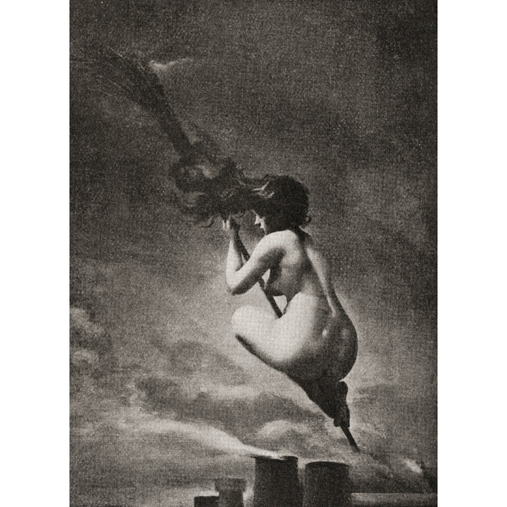 The Witch on her Broomstick after a work by L.R. Falero. From Illustrierte Image 2