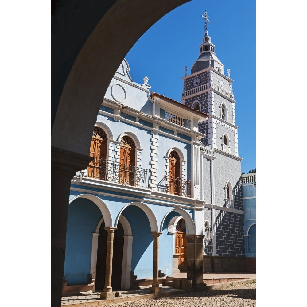 Colonial church at main plaza; Tortora Departamento Cochabamba Bolivia Poster Print Image 1