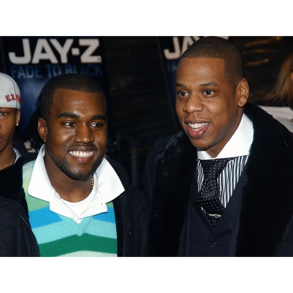 Kanye West And Jay Z At The World Premiere Of Jay-ZS Fade To Black At The The Ziegfeld Theater On November 5 2004 In Image 1