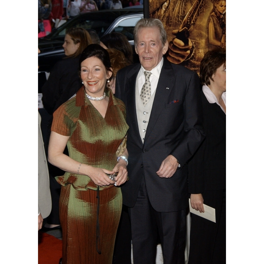 Actor Peter O Toole And Daughter Kate Attend The U.S. Premiere Of Troy At The Ziegfeld Theater May 10 2004 In York Image 2