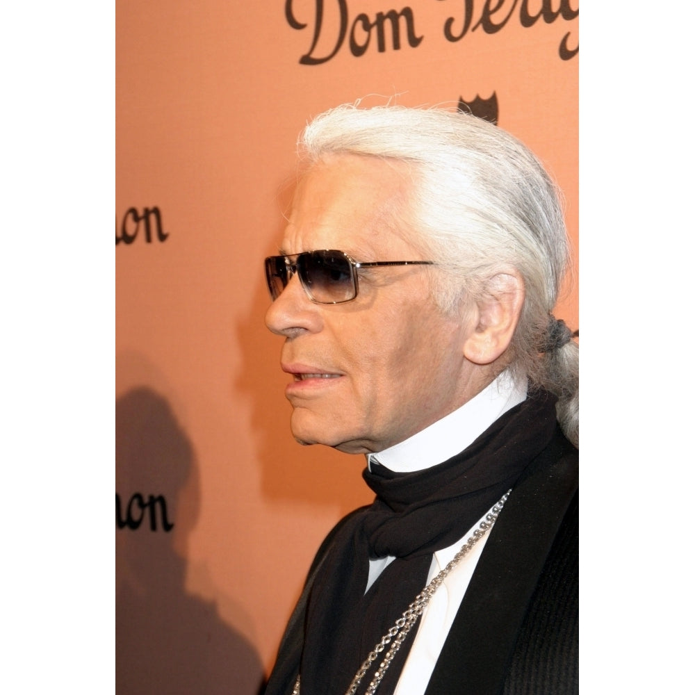 Karl Lagerfeld At Arrivals For Unveil The Night With Dom Perignon Vintage 1998 Skylight Studios York Ny Image 1