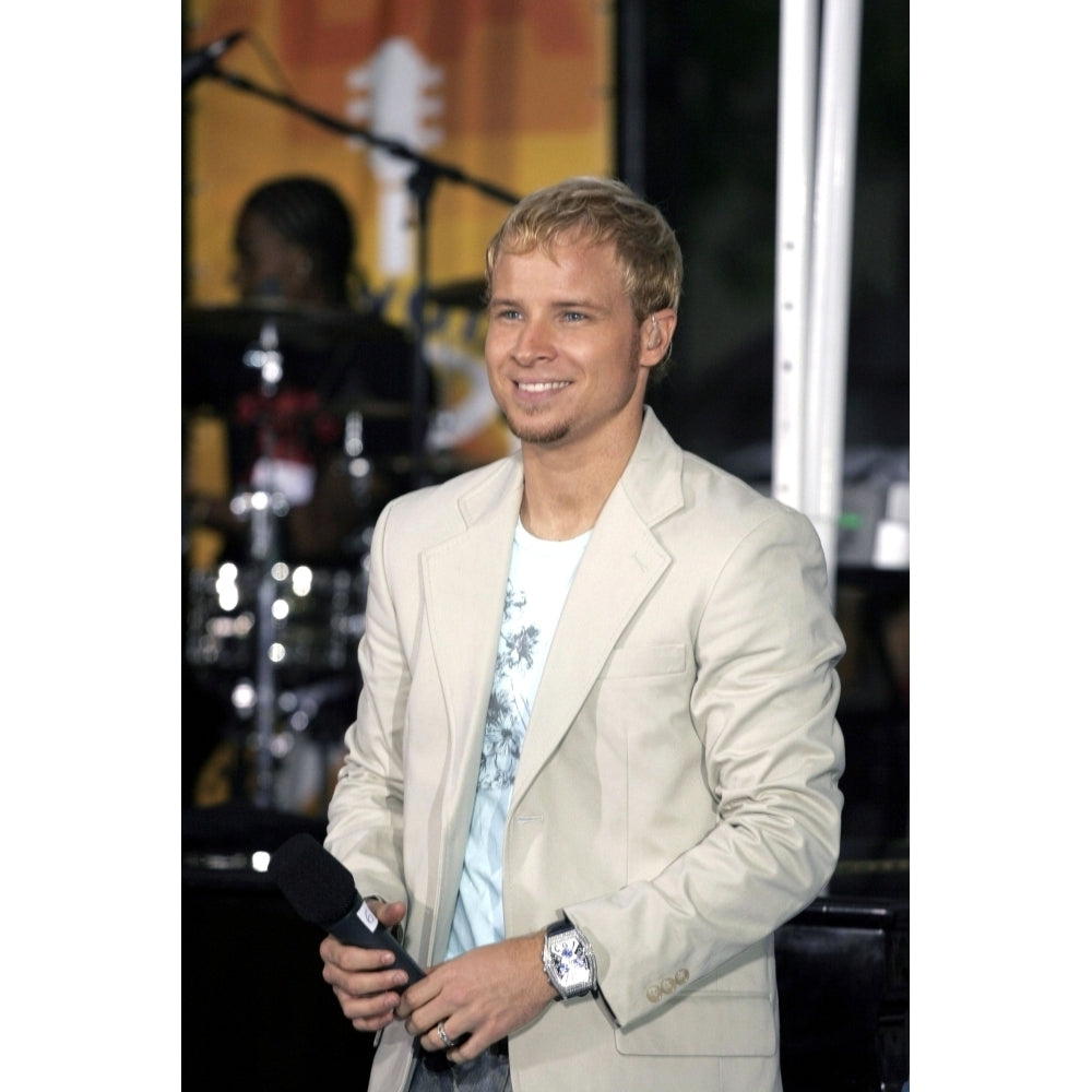 Brian Littrell On Stage For Nbc Today Show Concert Series With The Backstreet Boys Rockefeller Center York Ny Image 1