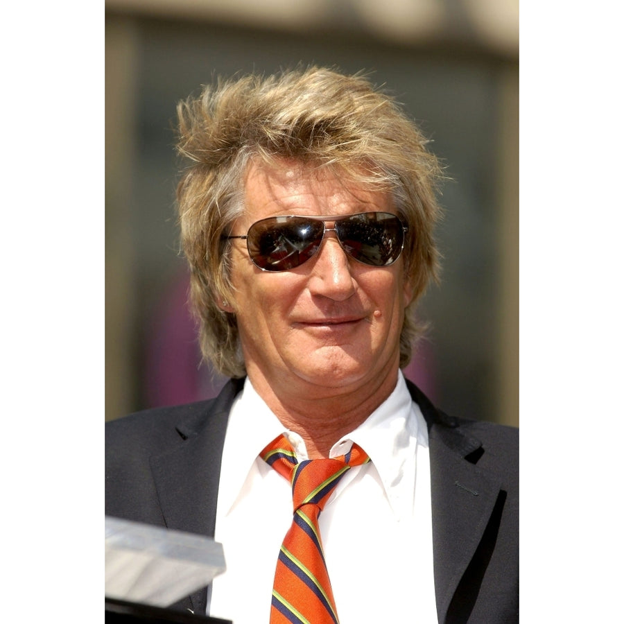 Rod Stewart At The Induction Ceremony For Star On The Hollywood Walk Of Fame For Rod Stewart Hollywood Boulevard Los Image 1