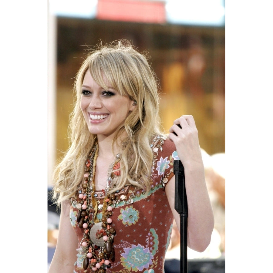 Hilary Duff On Stage For Nbc Today Show Concert Series With Hilary Duff Rockefeller Center York Ny Friday June Image 1