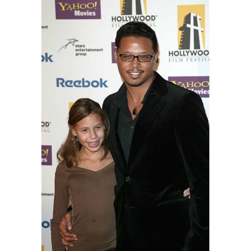 Terrence Howard And Daughter At Arrivals For 9Th Annual Hollywood Film Festival Hollywood Awards Beverly Hilton Hotel Image 2