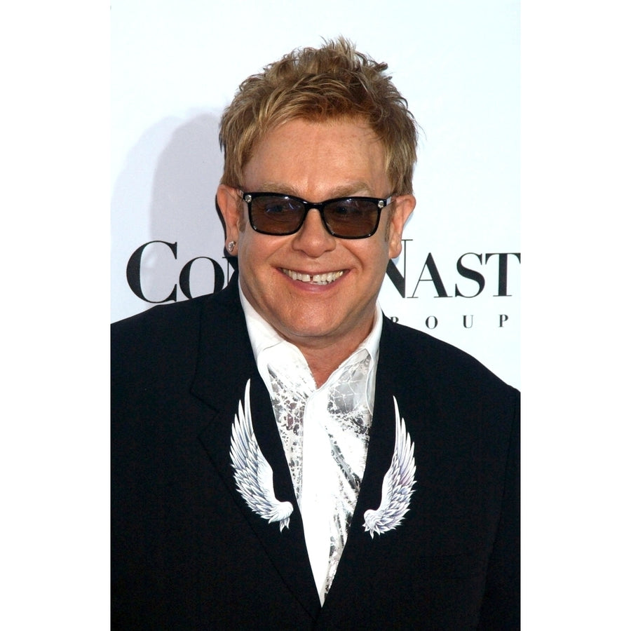 Elton John At Arrivals For Fashion Rocks Benefit Concert For Elton John Aids Foundation Radio City Music Hall At Image 1