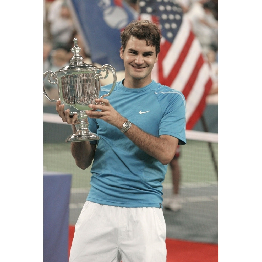 Roger Federer In Attendance For Us Open 2006 MenS Finals Usta National Tennis Center Flushing Meadows Ny September Image 2