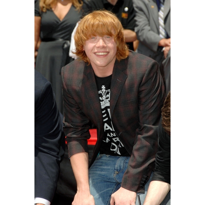 Rupert Grint At The Induction Ceremony For Harry Potter Foot-Print And Wand-Print Ceremony GraumanS Chinese Theatre Image 2