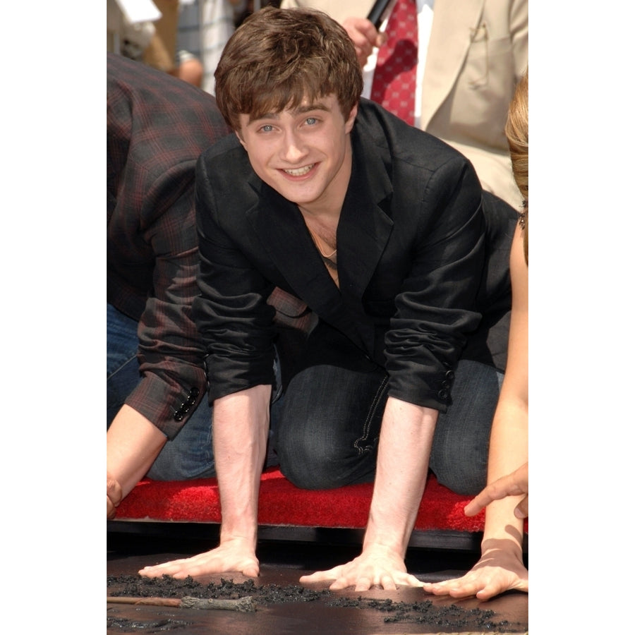 Daniel Radcliffe At The Induction Ceremony For Harry Potter Foot-Print And Wand-Print Ceremony GraumanS Chinese Image 1