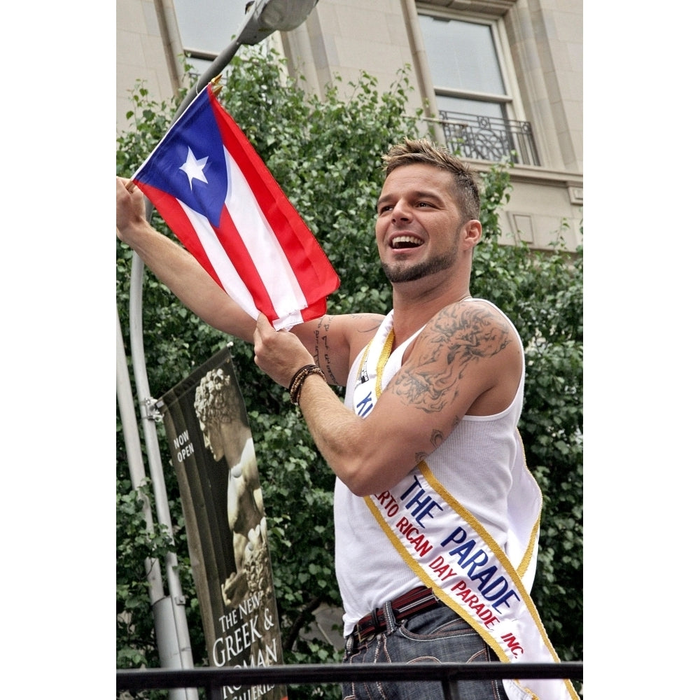 Ricky Martin In Attendance For 50Th Anniversary National Puerto Rican Day Parade Manhattan York Ny June 10 Image 2