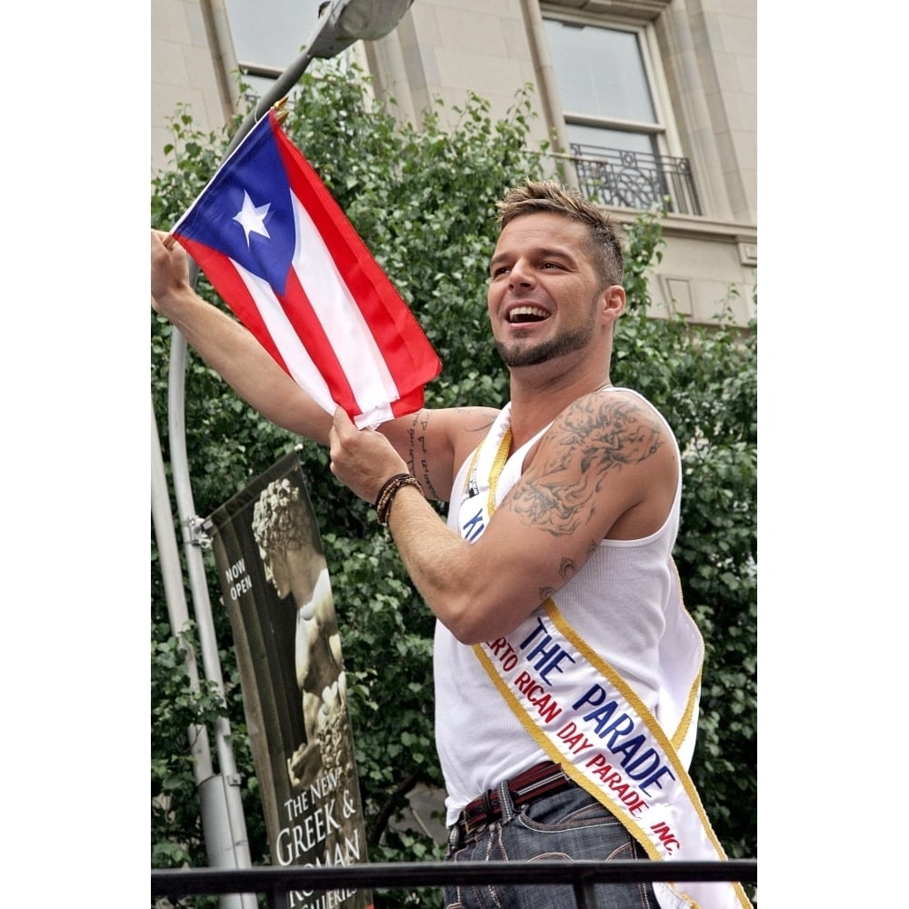 Ricky Martin In Attendance For 50Th Anniversary National Puerto Rican Day Parade Manhattan York Ny June 10 Image 1