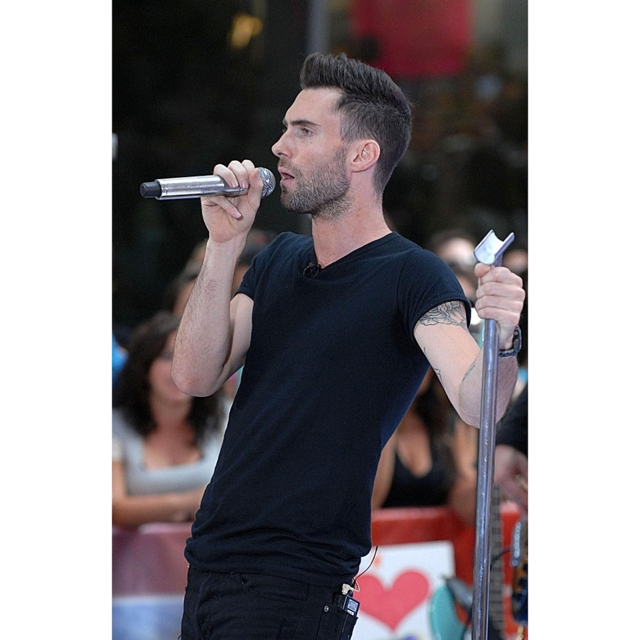 Adam Levine Of Maroon 5 On Stage For Nbc Today Show Concert With Maroon 5 Rockefeller Center York Ny August 17 Image 1